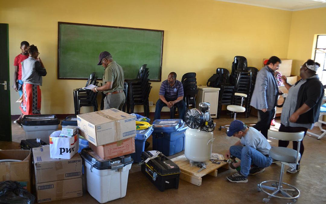 Setting up