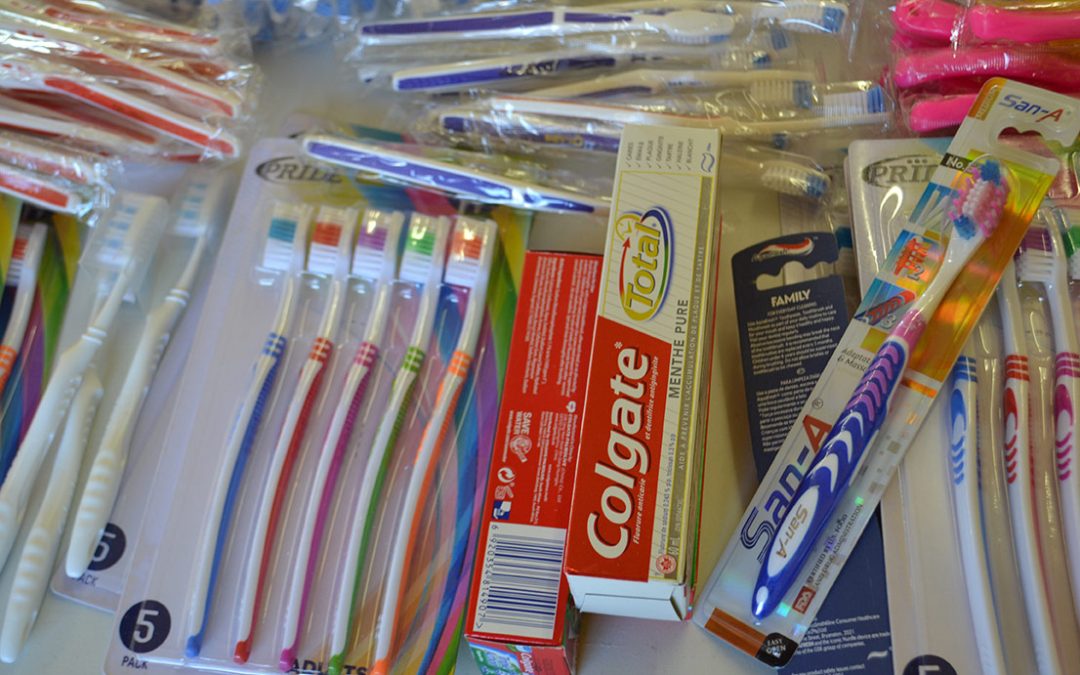 Toothbrush Supplies for the patients
