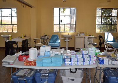 Supplies for dental mission