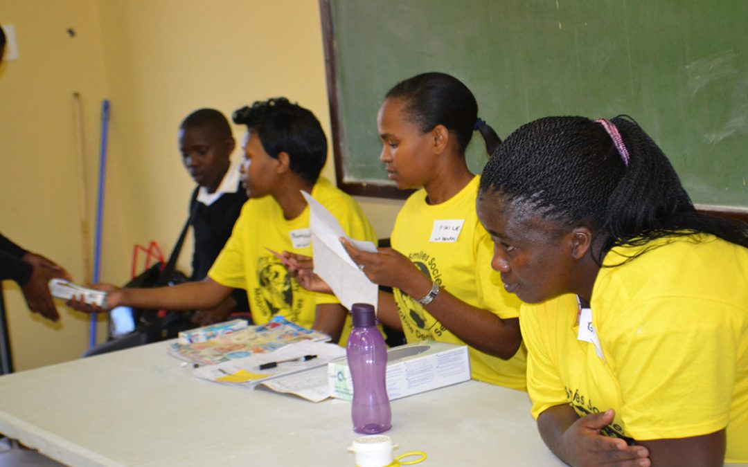 Dental Team members collecting data of the mission activities