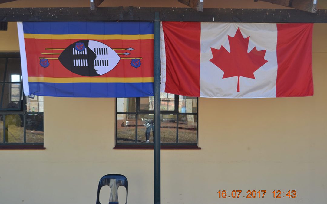 Flag of Swaziland & Canada