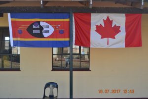 Flag of Swaziland & Canada