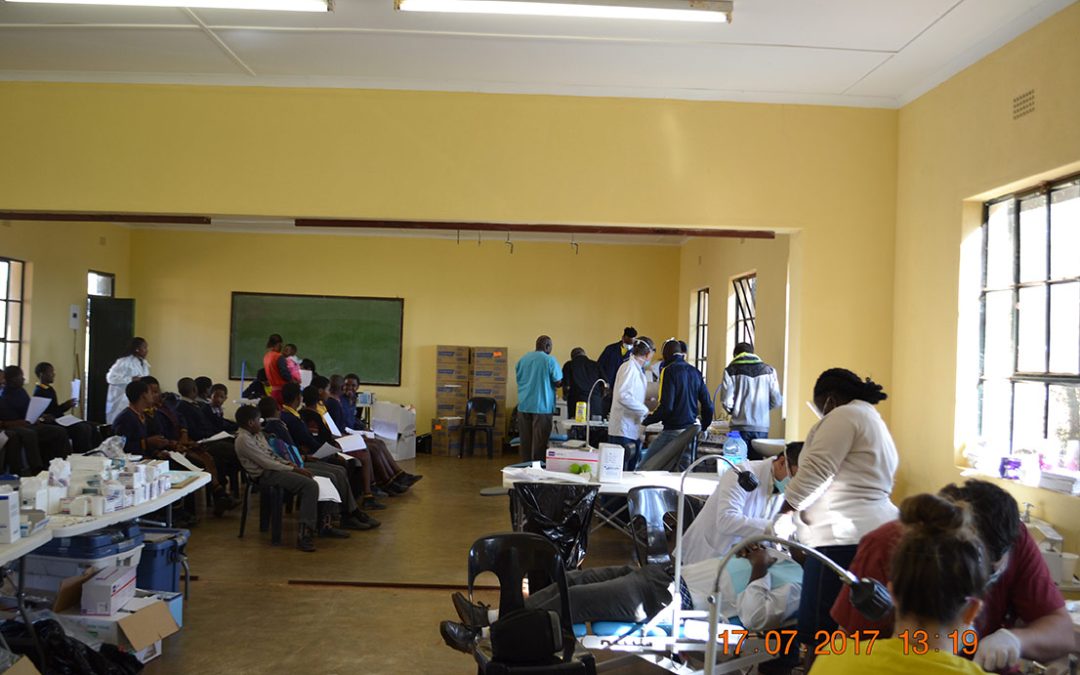 Clinic busy at work